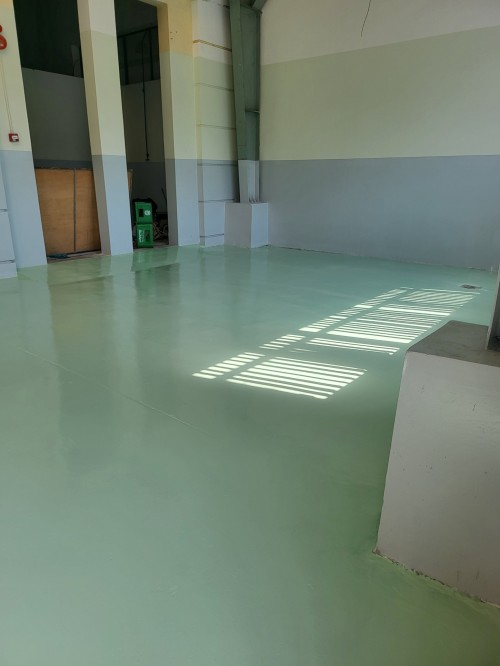 Thi công epoxy nhà máy nước khoáng Đảnh Thạnh