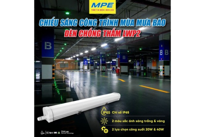 Đèn led chống thấm LWP2