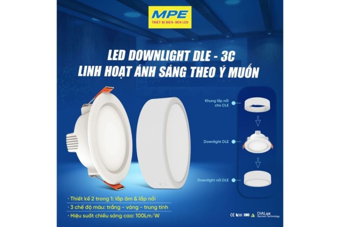 Đèn led downlight