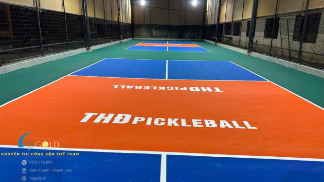 THI CÔNG SÂN PICKLEBALL – HD GOLD NHA TRANG – CHUYÊN NGHIỆP, UY TÍN HÀNG ĐẦU