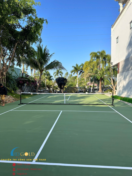 HD GOLD HOÀN THIỆN SÂN PICKLEBALL GIA ĐÌNH CAO CẤP – KHÔNG GIAN THỂ THAO NGAY TẠI NHÀ