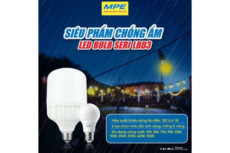 Đèn led chống ẩm