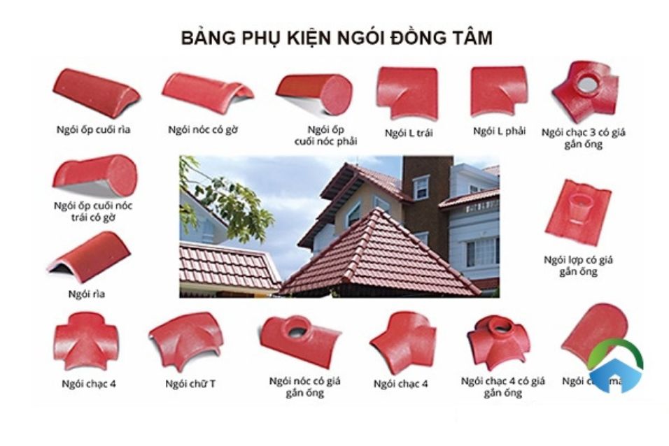 Ngói phụ kiện Đồng Tâm