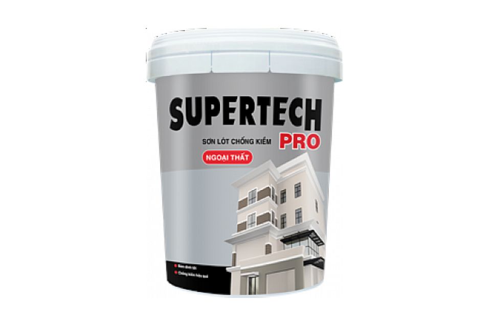 Sơn lót chống kiềm ngoại thất Supertech pro