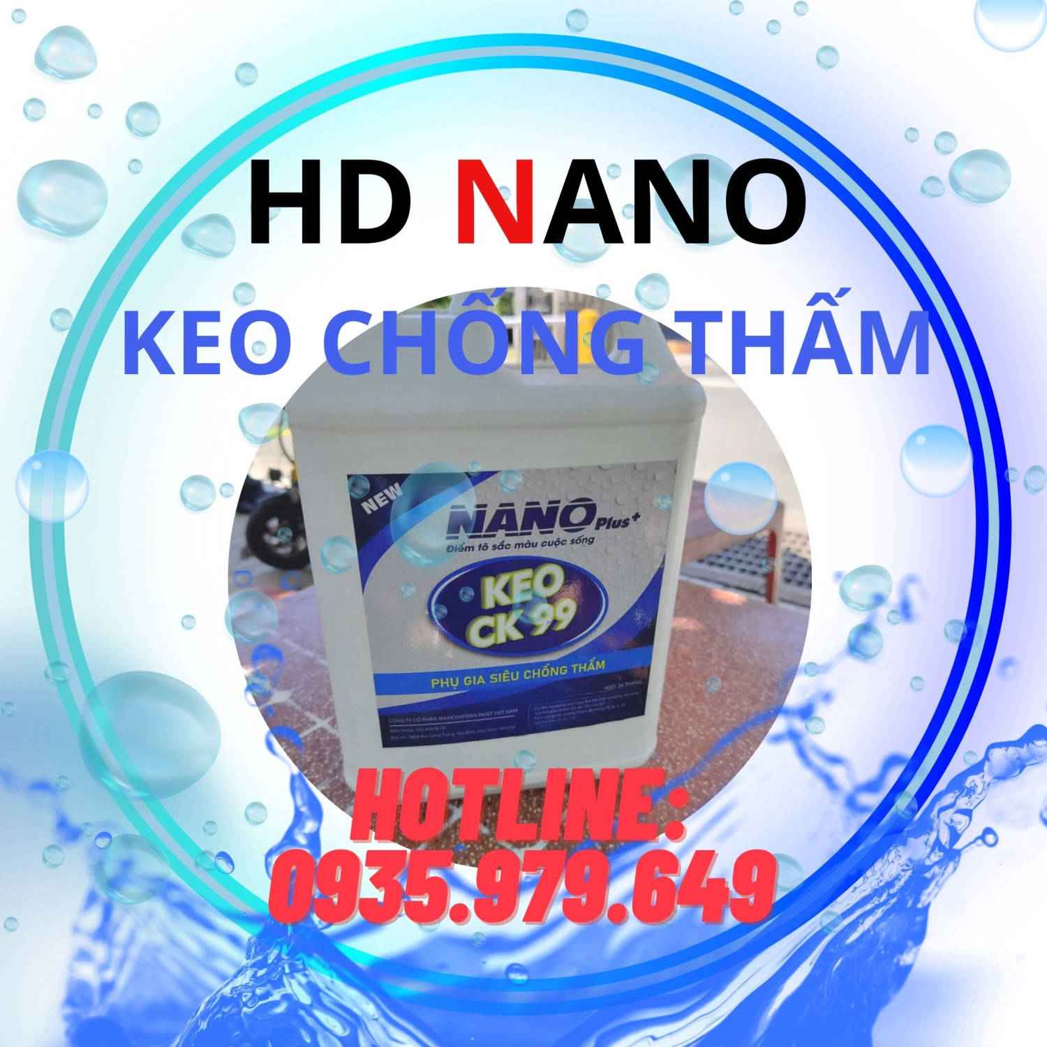 KEO CHỐNG THẤM HD NANO